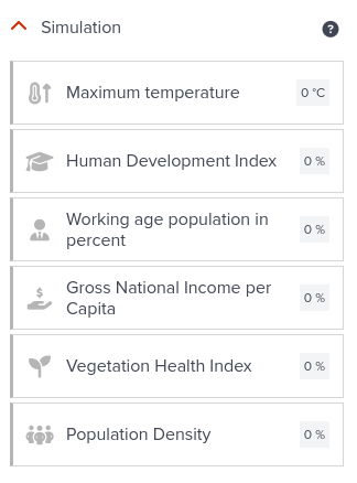 Heat risk UI components in GeoHub