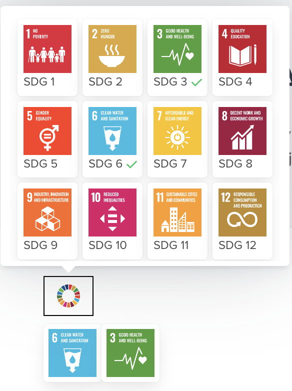 Selection of SDGs
