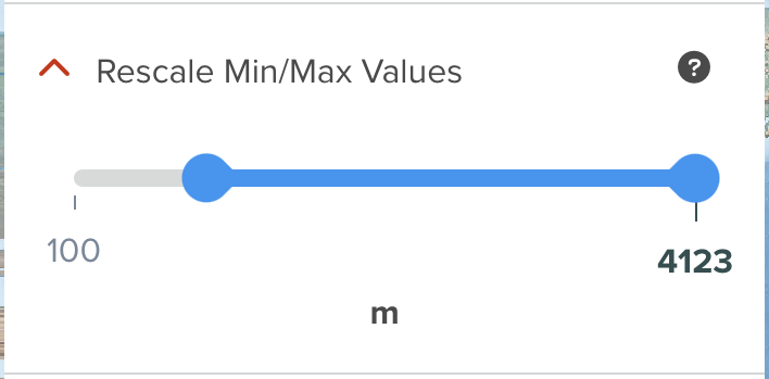 Adjust Minimum and Max Values to rescale